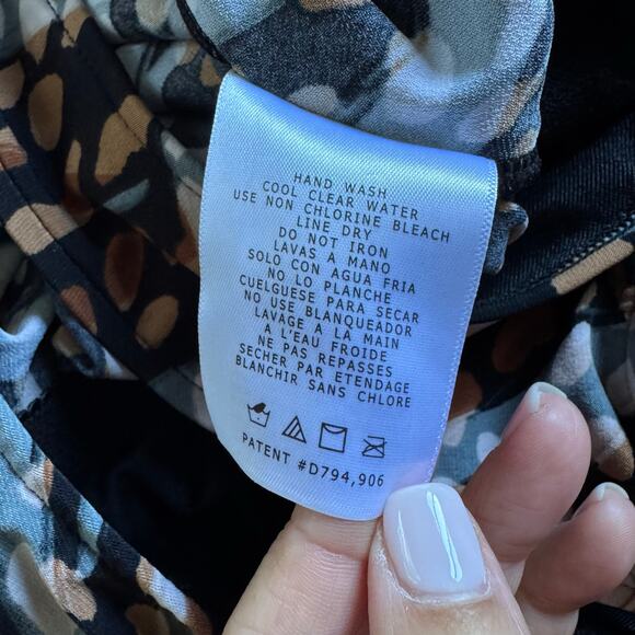 Magicsuit Womens Animal Print Underwire Racerback Tankini Swim Top Size 10 - Picture 8 of 10